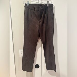 GAP women’s Dark Brown suede Dress Pants